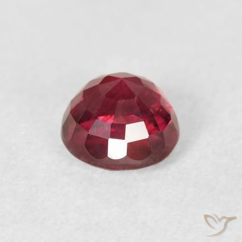 Rubi vermelho médio Natural 1.36ct, Redondo, VS-SI