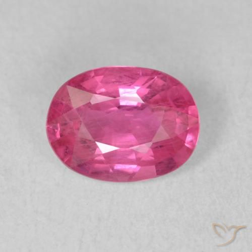 1.50ct Natural rosa avermelhado Rubi, oval, VS-SI