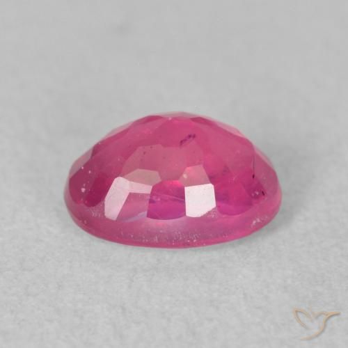 Rubi Medium Dark-Pink Natural 2.20ct, oval, VS-SI