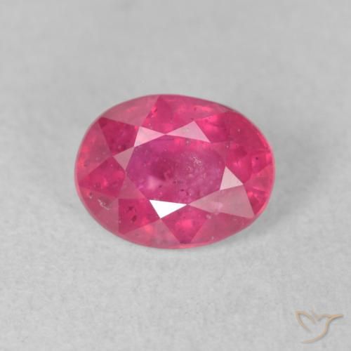 1.53ct Natural rosa médio Rubi, oval, VS-SI