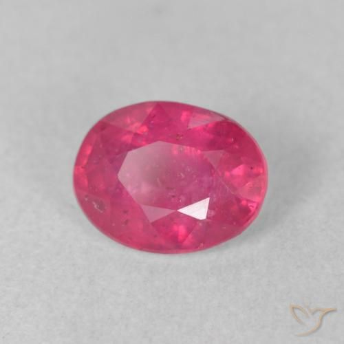 Rubi rosa médio Natural 1.53ct, oval, VS-SI