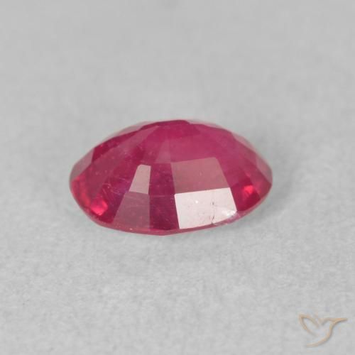 Rubi rosa médio Natural 1.53ct, oval, VS-SI