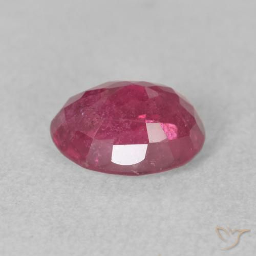 Rubi Vermelho rosado Natural 2.05ct, oval, VS-SI