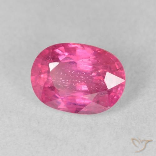 Rubi rosa médio Natural 1.84ct, oval, VS-SI