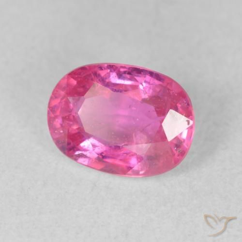 Rubi Medium Dark-Pink Natural 1.88ct, oval, VS-SI
