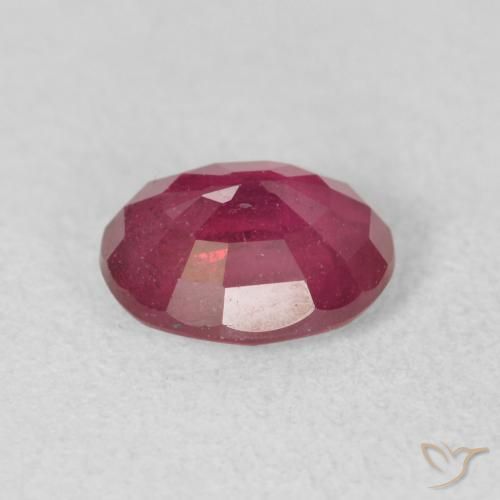 Rubi Carmesim Profundo Natural 1.78ct, oval, VS-SI