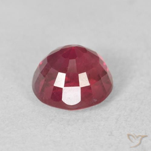 Rubi Carmesim Profundo Natural 1.84ct, Redondo, VS-SI