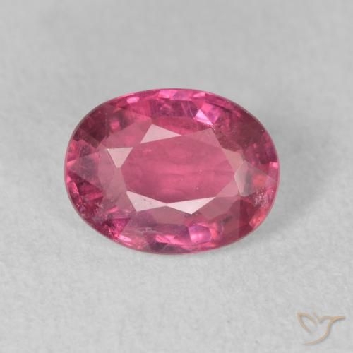 1.59ct Natural rosa avermelhado Rubi, oval, VS-SI