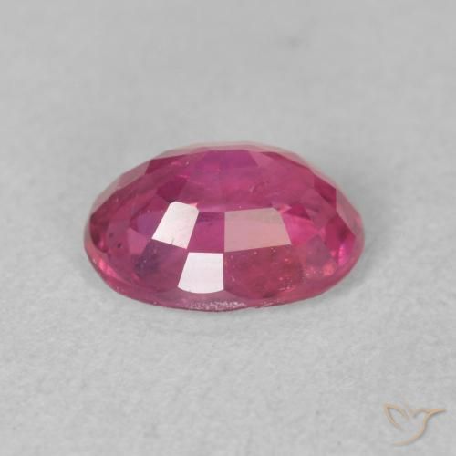 Rubi Vermelho rosado Natural 1.86ct, oval, VS-SI