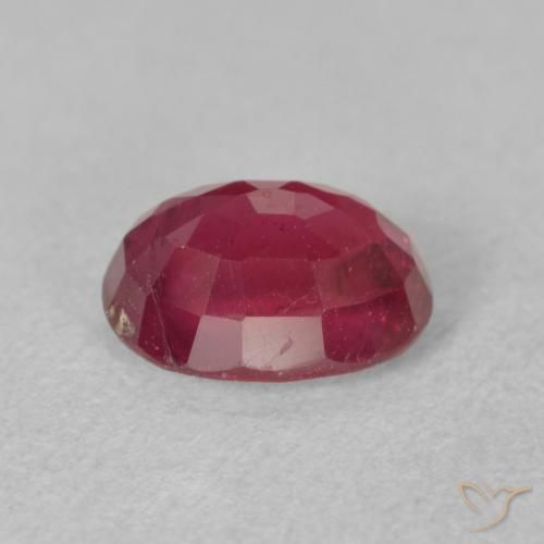 Rubi Medium Dark-Red Natural 2.01ct, oval, VS-SI