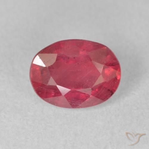 2.05ct Natural Vermelho rosado Rubi, oval, VS-SI