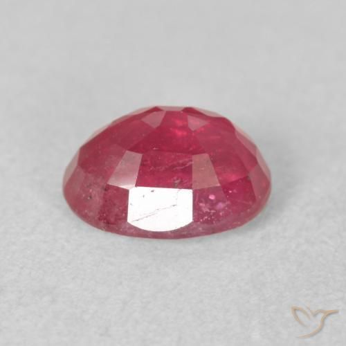 Rubi Vermelho rosado Natural 2.05ct, oval, VS-SI