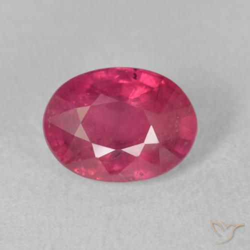 2.03ct Natural rosa avermelhado Rubi, oval, VS-SI