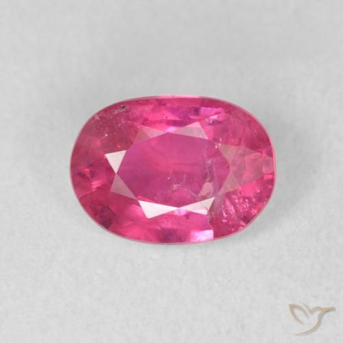 1.54ct Natural Vermelho rosado Rubi, oval, VS-SI