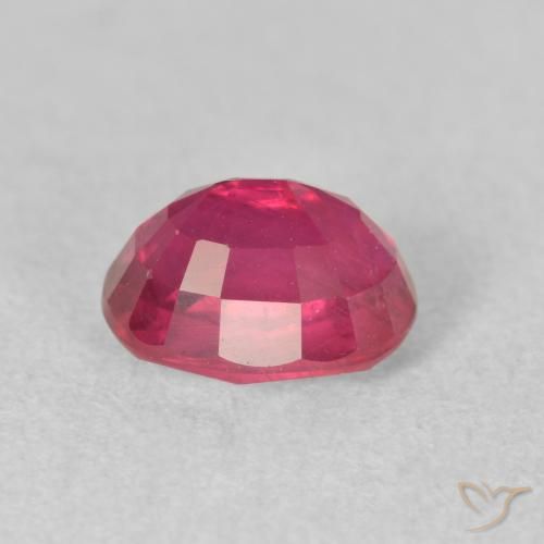 Rubi vermelho médio Natural 2.33ct, oval, VS-SI