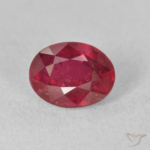 1.94ct Natural Vermelho escuro Rubi, oval, VS-SI