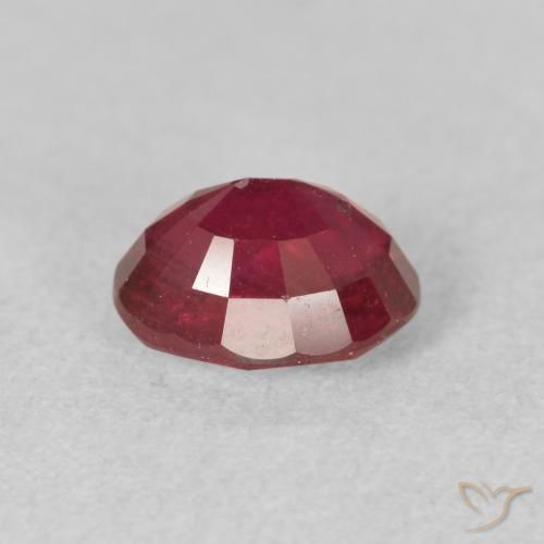 Rubi Vermelho escuro Natural 1.94ct, oval, VS-SI