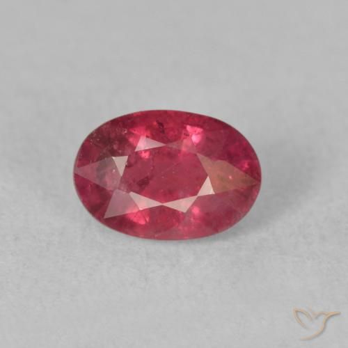 1.45ct Natural rosa avermelhado Rubi, oval, VS-SI