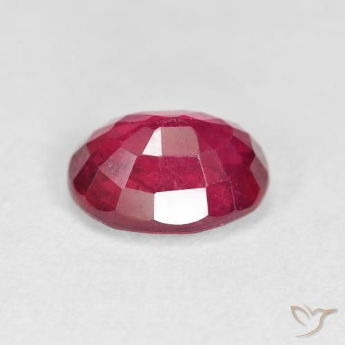 Rubi Rosa Avermelhado Profundo Natural 1.89ct, oval, VS