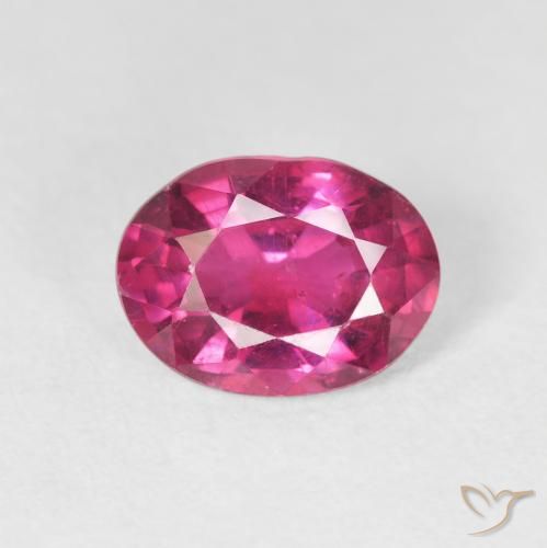 2.17ct Natural Rosa quente Rubi, oval, VS