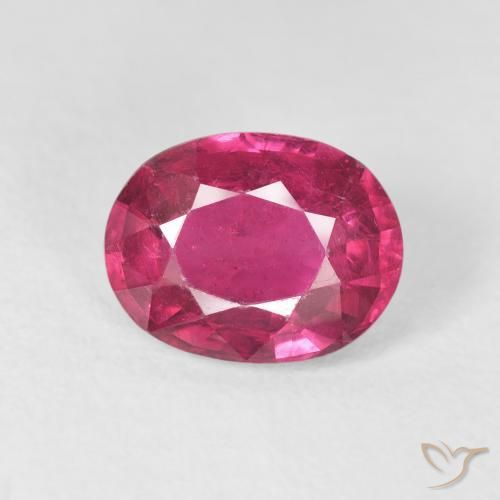 2.53ct Natural Rosa quente Rubi, oval, VS