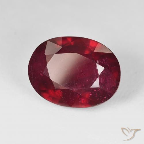 Rubi Vermelho brilhante Natural 16.54ct, oval, VS