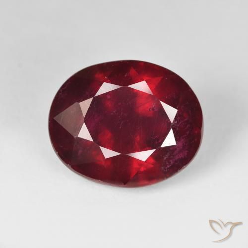 15.06ct Natural Sangue vermelho Rubi, oval, VS