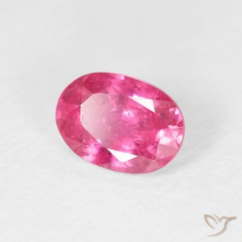 Rubi Medium Dark-Pink Natural 1.06ct, oval, VS