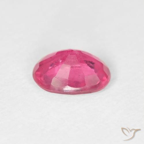 Rubi Medium Dark-Pink Natural 1.06ct, oval, VS