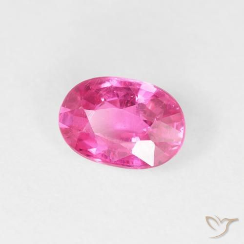 Rubi Medium Dark-Pink Natural 0.96ct, oval, VS