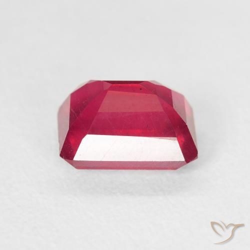 Rubi Jam Red Natural 1.74ct, Corte Octógono / Esmeralda, VS