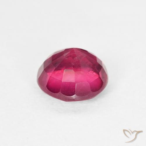 Rubi Luz vermelha Natural 1.02ct, Redondo, VS