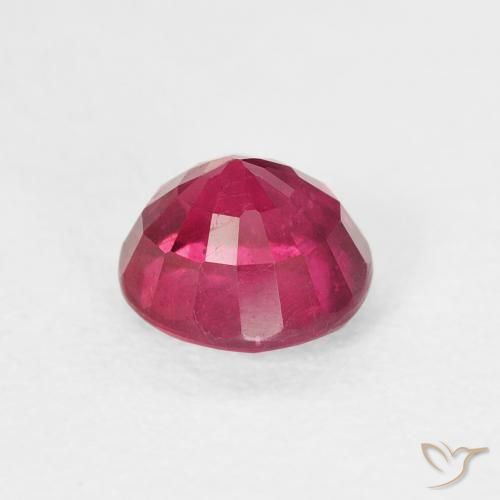 Rubi Luz vermelha Natural 1.14ct, Redondo, VS