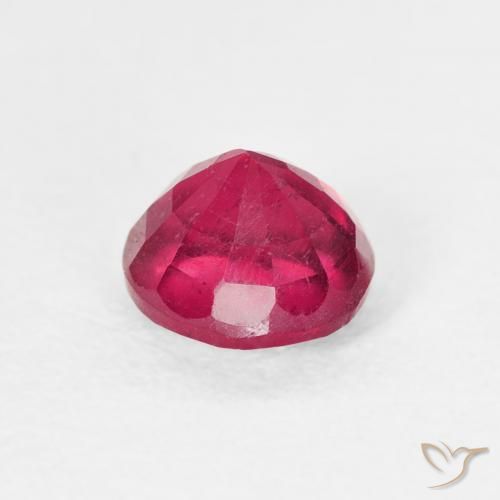 Rubi Luz vermelha Natural 1.16ct, Redondo, VS