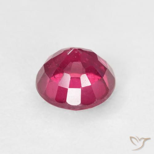 Rubi Luz vermelha Natural 1.20ct, Redondo, VS