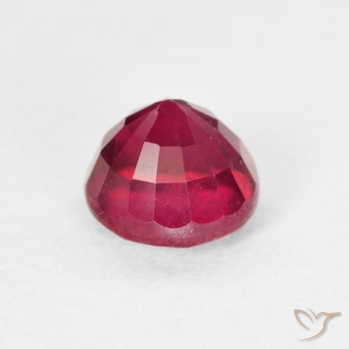 Rubi vermelho médio Natural 1.28ct, Redondo, VS