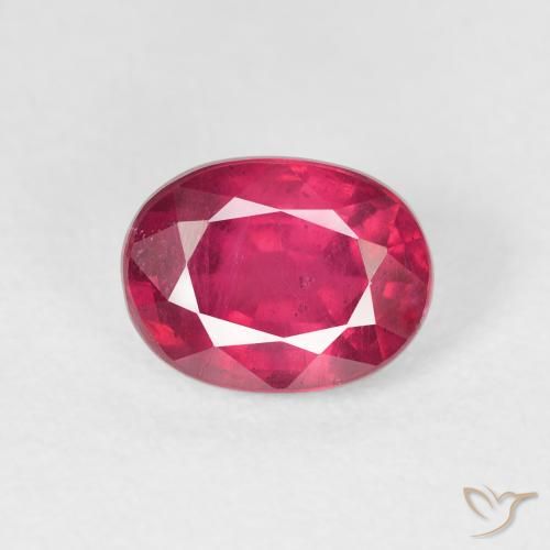 1.96ct Natural Luz vermelha Rubi, oval, VS-SI