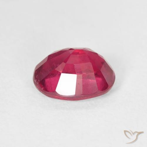 Rubi Luz vermelha Natural 1.96ct, oval, VS-SI