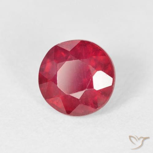 Rubi Carmesim Profundo Natural 1.94ct, Redondo, VS