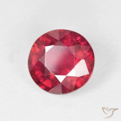 Rubi vermelho médio Natural 1.62ct, Redondo, VS