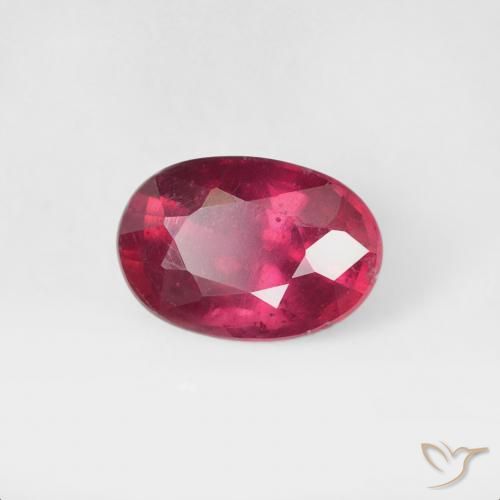 Rubi Carmesim Profundo Natural 0.76ct, oval, VS-SI