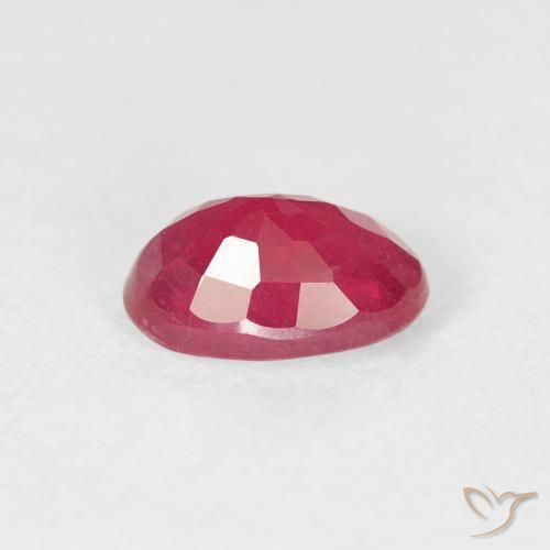 Rubi Carmesim Profundo Natural 0.78ct, oval, VS-SI