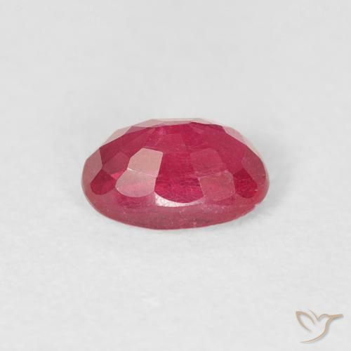 Rubi Jam Red Natural 0.78ct, oval, VS-SI