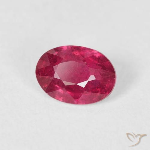 Rubi Jam Red Natural 0.58ct, oval, VS-SI