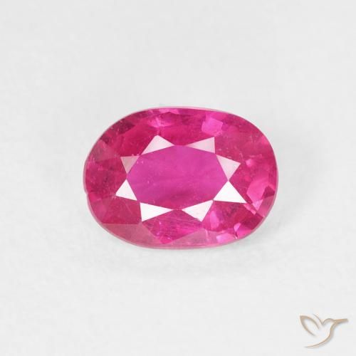 1.03ct Natural Magenta Profundo Rubi, oval, VS-SI