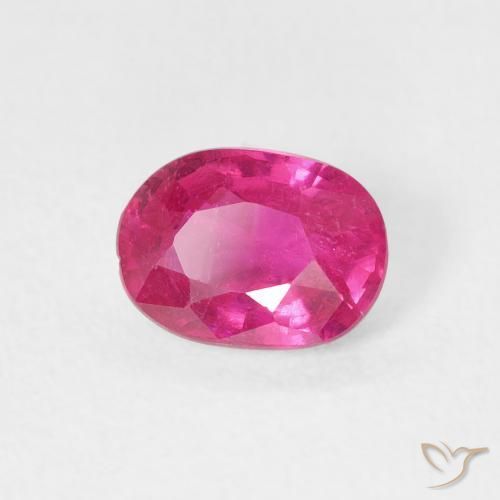 Rubi Magenta Profundo Natural 1.03ct, oval, VS-SI