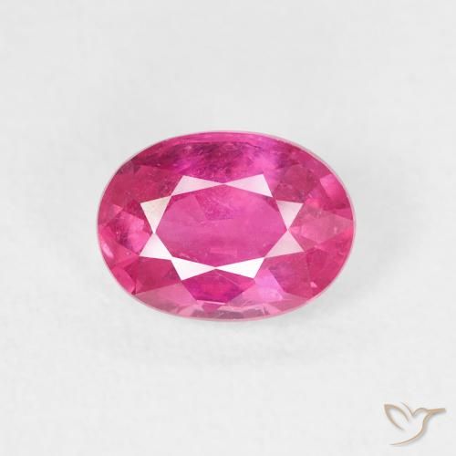 1.26ct Natural Rosa escuro Rubi, oval, VS