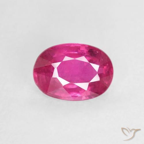 1.04ct Natural Rosa escuro Rubi, oval, VS