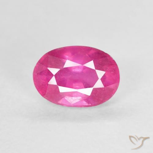 1.31ct Natural Magenta Profundo Rubi, oval, VS