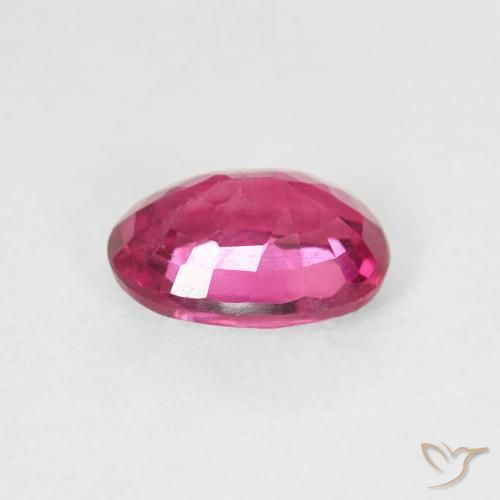 Rubi Rosa quente Natural 1.16ct, oval, VS